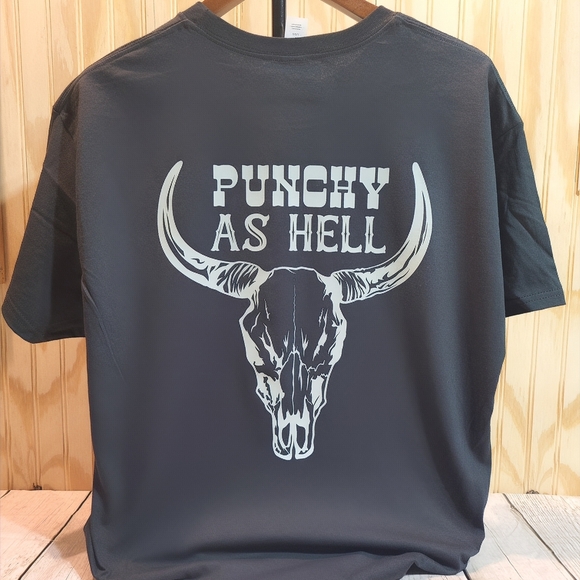 Punchy As Hell Graphic Tee - Black - Picture 7 of 12